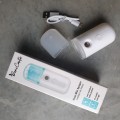 Nano sprayer do twarzy - nawilżacz, biały - zdjęcie 4