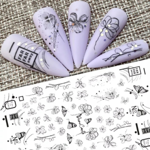 Naklejki Na Paznokcie Wiosenne Samoprzylepne