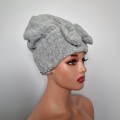 Ręcznik turban do włosów szybkoschnący z kokardką - zdjęcie 2