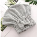 Ręcznik turban do włosów szybkoschnący z kokardką - zdjęcie 9