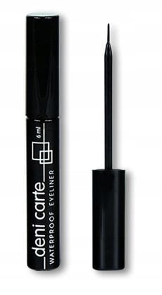Eyeliner wodoodporny precyzyjny czarny - 6 ml Deni Carte
