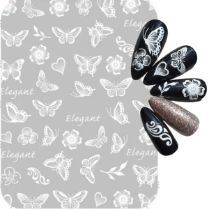 Naklejki Na Paznokcie Motyle Samoprzylepne