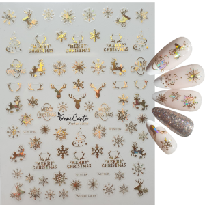 Naklejki Na Paznokcie Świąteczne Samoprzylepne