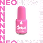 Lakier do paznokci NEONOWY RÓŻOWY 6ml mini DROPS 167