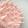 Szczotka do mycia i masażu głowy Foamanizer - pastelowa różowa - zdjęcie 4