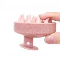 Szczotka do mycia i masażu głowy Foamanizer - pastelowa różowa - zdjęcie 10