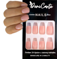 Tipsy SQUARE krótkie Blush nude - 24 szt. - zdjęcie 3