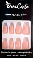 Tipsy SQUARE krótkie Blush nude - 24 szt. - zdjęcie 2