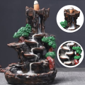 Kominek ceramiczny backflow Wodospad z 25 kadzidłami White Sage - zdjęcie 2