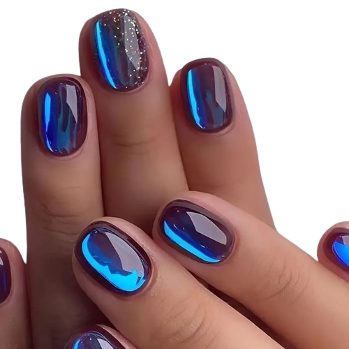 Tipsy SQUARE krótkie Blue Sky - 24 szt. Deni Carte