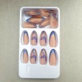 Tipsy ALMOND French Blue Butterfly z motylkami 7073 - 24 szt. - zdjęcie 3