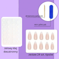 Tipsy ALMOND Oyster French - 24 szt. - zdjęcie 6