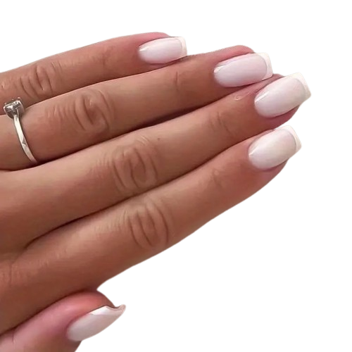 Tipsy SQUARE krótkie French Delicate - 24 szt. Deni Carte