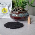 Kadzielnica ceramiczna z pokrywką - niebieska - zdjęcie 4