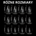 Tipsy Flexible ALMOND - bezbarwne, 120 szt. - zdjęcie 3