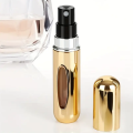 Atomizer do perfum podróżny z rozpylaczem 5 ml - złoty - zdjęcie 7