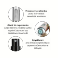Atomizer do perfum podróżny z rozpylaczem 5 ml - różowy - zdjęcie 5