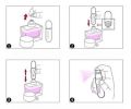 Atomizer do perfum podróżny z rozpylaczem 5 ml - różowy - zdjęcie 9