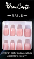 Tipsy samoprzylepne SQUARE Ombre Baby Boomer - 24 szt. - zdjęcie 11