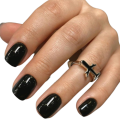 Tipsy SQUARE krótkie czarne 9447 - 24 szt. - zdjęcie 4