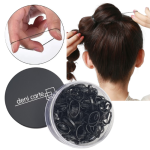 Gumki silikonowe recepturki do warkoczyków czarne