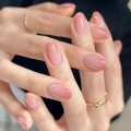 Tipsy OVAL Ombre nude - 24 szt. - zdjęcie 3