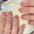 Tipsy OVAL Ombre nude - 24 szt. - zdjęcie 4