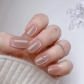 Tipsy SQUARE Cat Eye nude - 24 szt. - zdjęcie 3