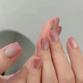 Tipsy SQUARE Cat Eye Ombre nude - 24 szt. - zdjęcie 3