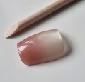 Tipsy SQUARE Cat Eye Ombre nude - 24 szt. - zdjęcie 5