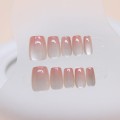 Tipsy SQUARE Cat Eye Ombre nude - 24 szt. - zdjęcie 8