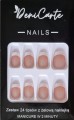 Tipsy SQUARE Classic French biało-nude 7356 - 24 szt. - zdjęcie 2