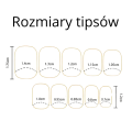 Tipsy SQUARE Ombre w kwiaty - 24 szt. - zdjęcie 4