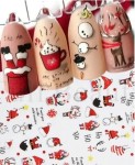 Naklejki Na Paznokcie Świąteczne Samoprzylepne