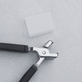 Obcinacz do paznokci szeroki mocny - czarny - zdjęcie 5