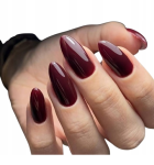 Tipsy ALMOND Burgund z klejem 0390 - 24 szt.