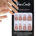 Tipsy SQUARE Classic French biało-nude 7356 - 24 szt. - zdjęcie 11