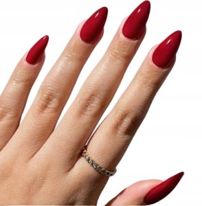 Tipsy ALMOND Red 6659 - czerwone, 24 szt.
