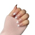 Tipsy ALMOND Classic French - białe, 24 szt. Deni Carte