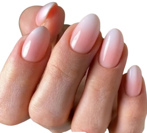 Tipsy OVAL Ombre różowe - Pink, 24 szt.