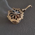 Kadzielnica mosiężna lampa Aladyna - na kadzidła i żywicę - zdjęcie 9