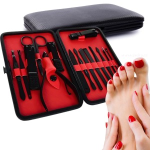 CĄŻKI DO PAZNOKCI MANICURE PEDICURE ZESTAW 15 ELEMENTÓW