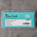 Tipsy Flexible SQUARE krótkie soft gel - bezbarwne, 120 szt. - zdjęcie 2