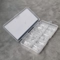 Tipsy Flexible SQUARE krótkie soft gel - bezbarwne, 120 szt. - zdjęcie 6