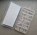 Tipsy Flexible SQUARE krótkie soft gel - bezbarwne, 120 szt. - zdjęcie 5
