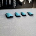Tipsy ALMOND niebieskie matowe Blue Lagoon 7622 - 24 szt. - zdjęcie 7