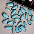 Tipsy ALMOND niebieskie matowe Blue Lagoon 7622 - 24 szt. - zdjęcie 8