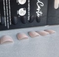 Tipsy ALMOND Ombre biało-różowe 7639 - 24 szt. - zdjęcie 4