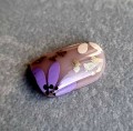 Tipsy SQUARE krótkie nude Purple Flower 7653 - 24 szt. - zdjęcie 4