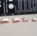 Tipsy OVAL nude z białymi kwiatami Gold Decor 7684 - 24 szt. - zdjęcie 7